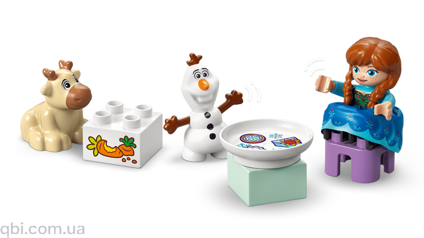 LEGO DUPLO Вечірка у крижаному палаці Ельзи та Анни (10455) у зібраному вигляді