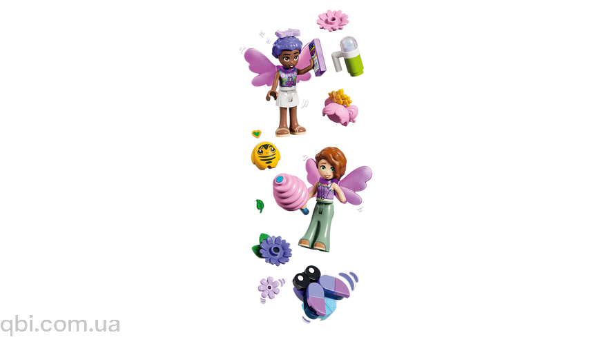 LEGO Friends Карусель с цветами и чашками и сказочная фотобудка (42702) в собранном виде