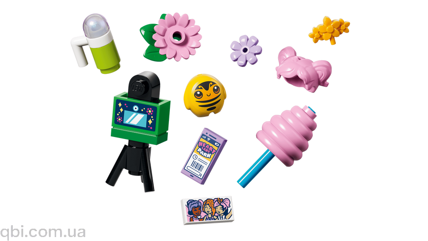 LEGO Friends Карусель с цветами и чашками и сказочная фотобудка (42702) в собранном виде