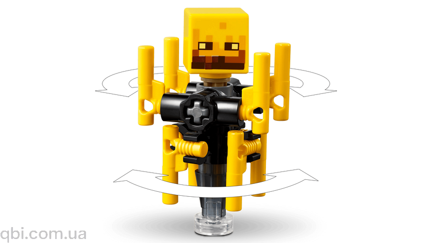 LEGO Minecraft Битва с лавой в Незере (21266) в собранном виде