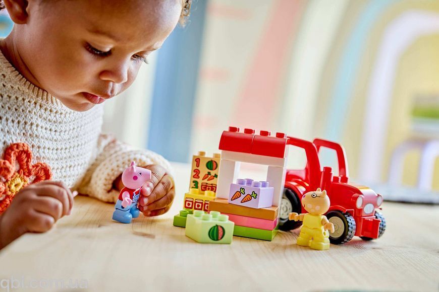 LEGO DUPLO Трактор і ринок (10468) у зібраному вигляді