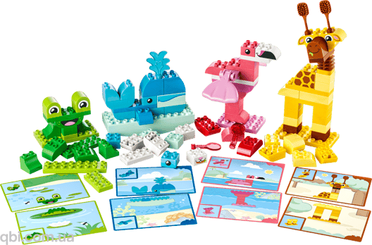 LEGO DUPLO Гра з побудови тварин (10472) у зібраному вигляді