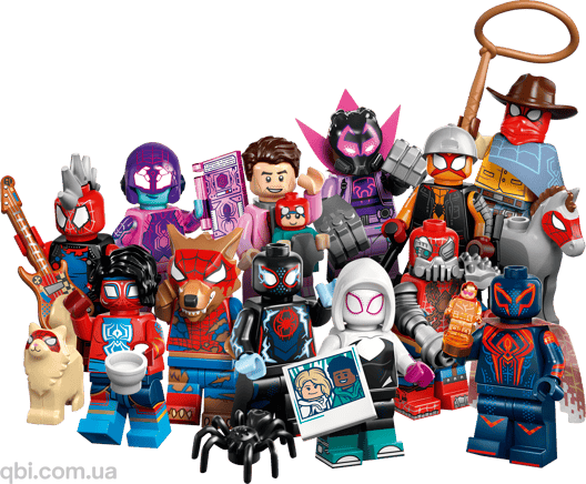 LEGO Minifigures Marvel Человек-паук: Через вселенную, случайный персонаж (71050) в собранном виде