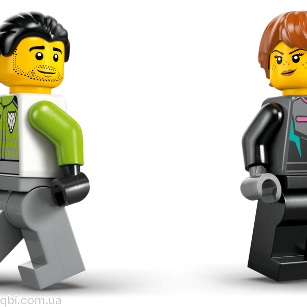 LEGO City Реактивный самолет против автомобиля (60489) в собранном виде