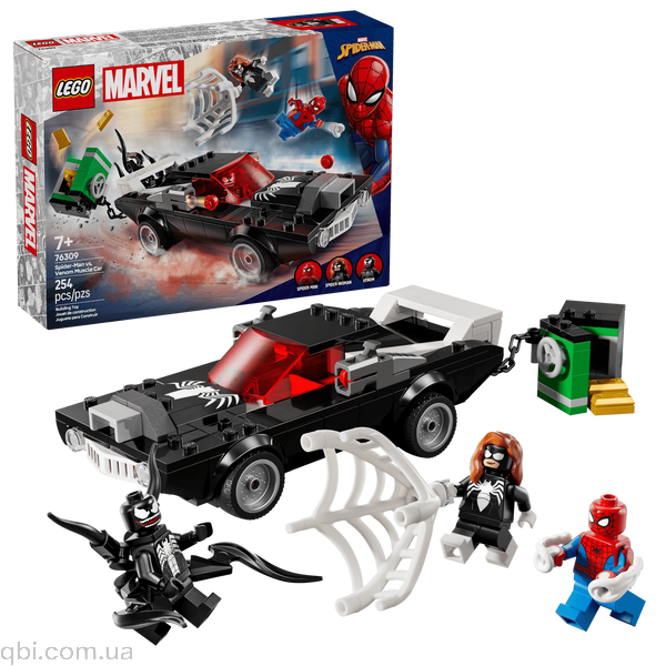 LEGO Super Heroes Marvel Человек-паук против автомобиля Венома (76309) в собранном виде