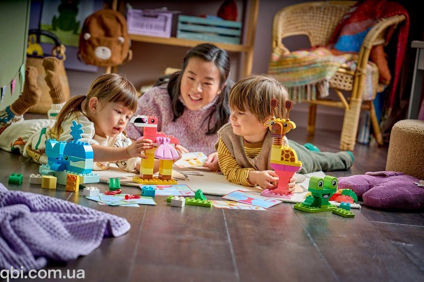 LEGO DUPLO Гра з побудови тварин (10472) у зібраному вигляді