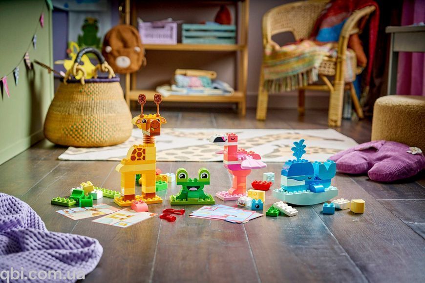 LEGO DUPLO Гра з побудови тварин (10472) у зібраному вигляді