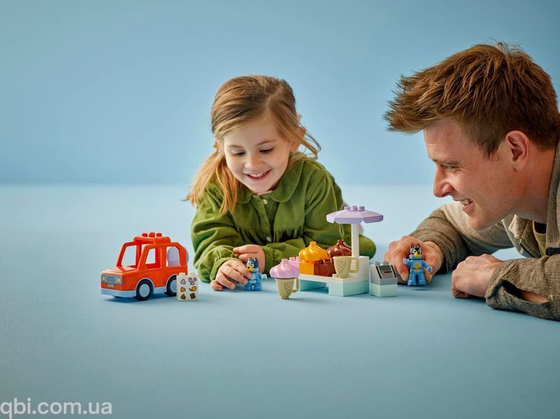 LEGO DUPLO Bluey Подорож із морозивом із Блуї (10458) у зібраному вигляді