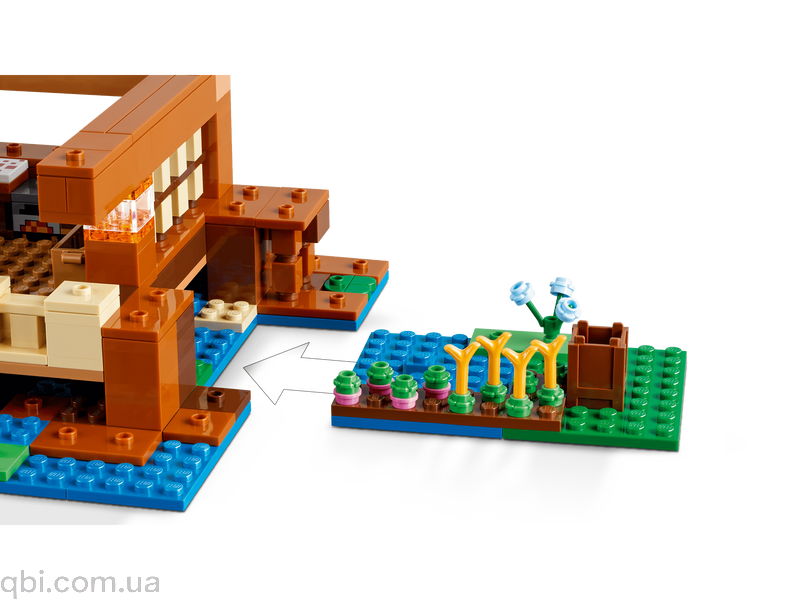 LEGO Minecraft Дом в форме лягушки (21256) в собранном виде
