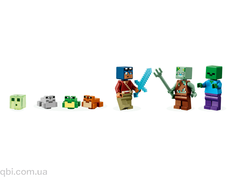 LEGO Minecraft Дом в форме лягушки (21256) в собранном виде