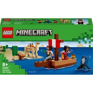 LEGO Minecraft Подорож на піратському кораблі (21259) у зібраному вигляді