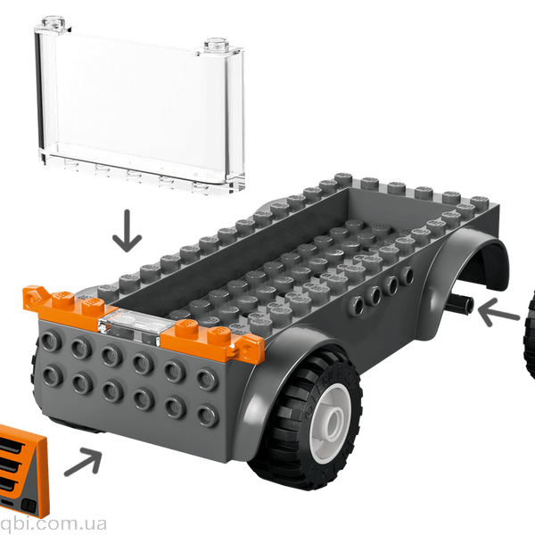 LEGO City Транспортер мотоциклів (60491) у зібраному вигляді