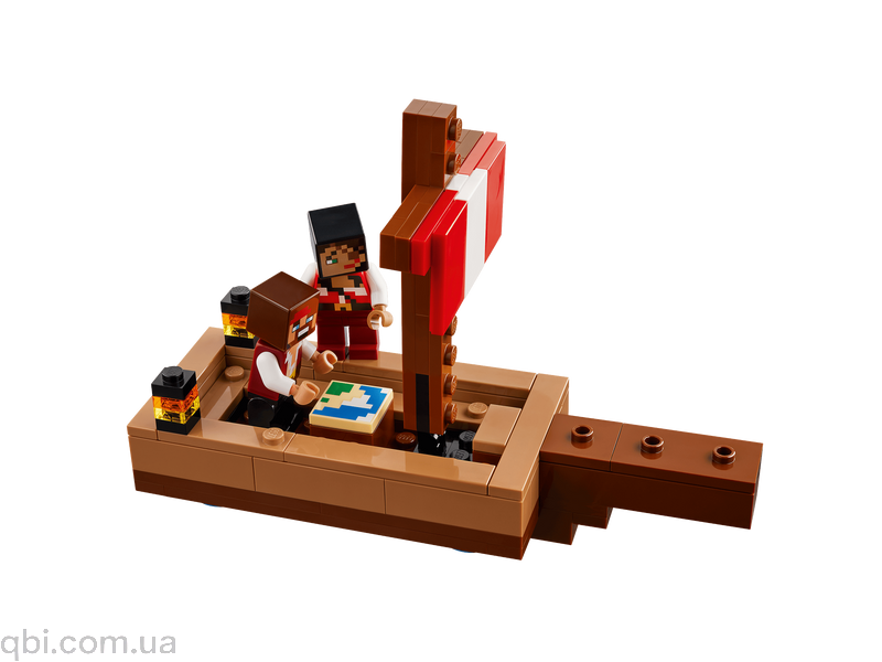 LEGO Minecraft Путешествие на пиратском корабле (21259) в собранном виде