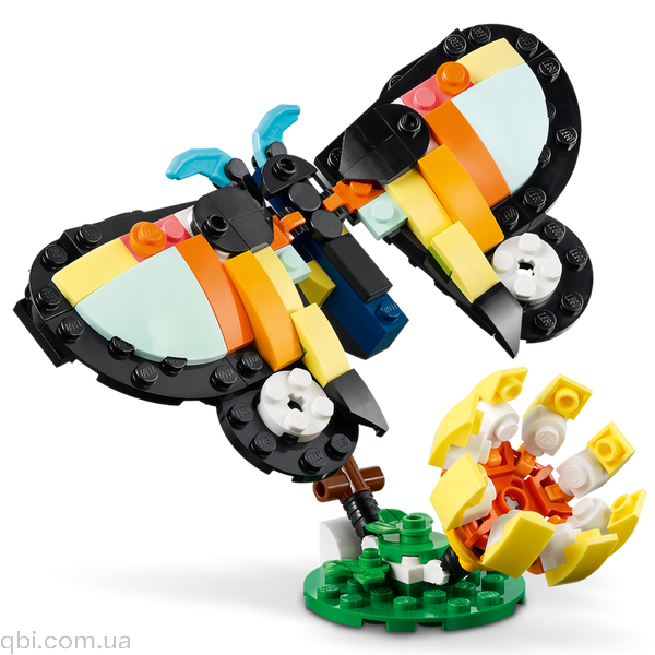 LEGO Creator Дикі тварини: тропічний тукан (31173) у зібраному вигляді