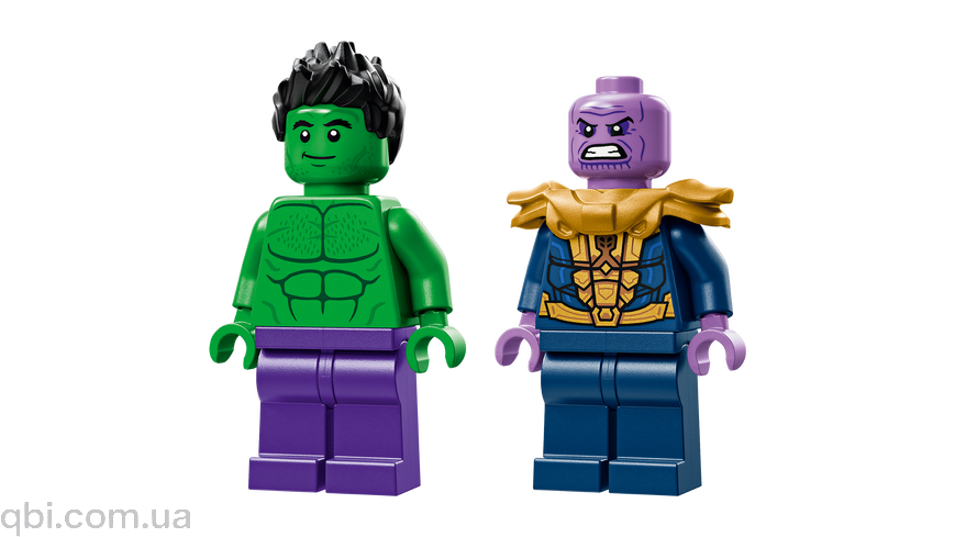 LEGO Super Heroes Marvel Вантажівка Халка проти Таноса (76312) у зібраному вигляді