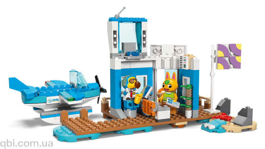LEGO Animal Crossing &laquo;Летайте с Dodo Airlines&raquo; (77051) в собранном виде