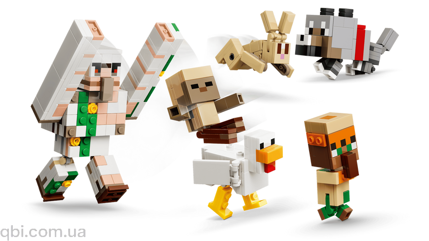 LEGO Minecraft Курячий Жокей: атака в пустелі (21592) у зібраному вигляді