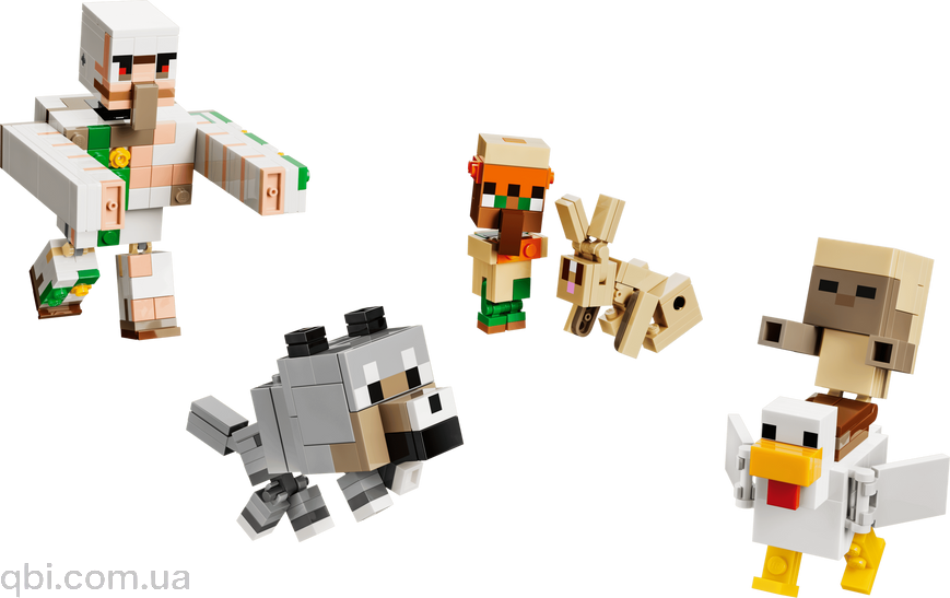 LEGO Minecraft Курячий Жокей: атака в пустелі (21592) у зібраному вигляді
