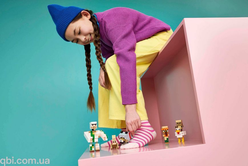 LEGO Minecraft Курячий Жокей: атака в пустелі (21592) у зібраному вигляді