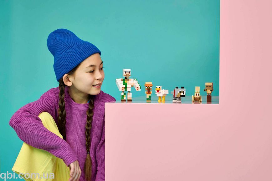 LEGO Minecraft Курячий Жокей: атака в пустелі (21592) у зібраному вигляді