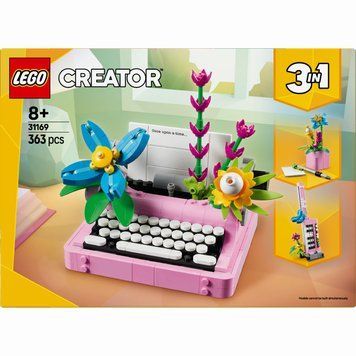 LEGO Creator Друкарська машинка з квітами (31169) у зібраному вигляді