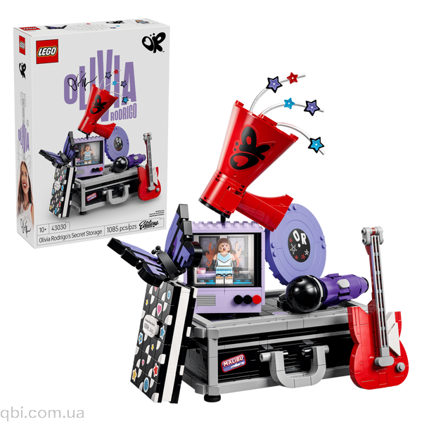 LEGO Editions Music Секретне сховище Олівії Родріґо (43030) у зібраному вигляді