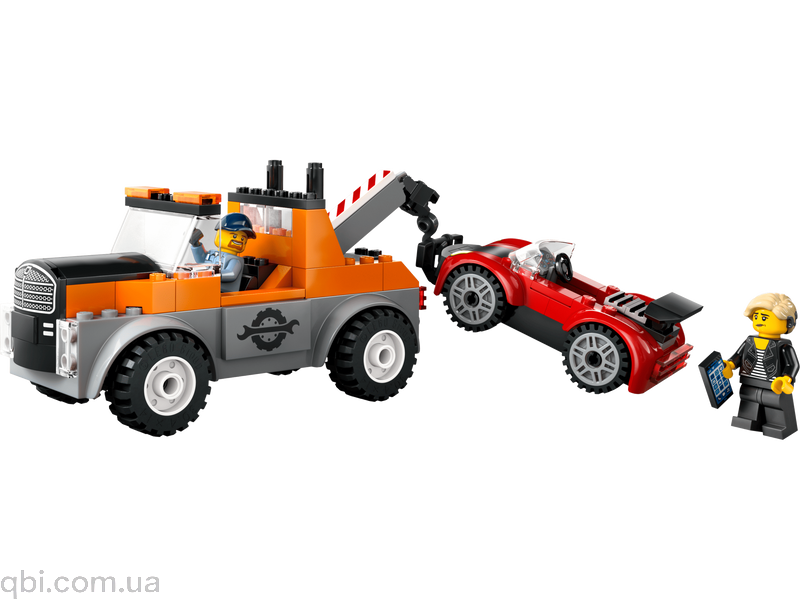 LEGO City Эвакуатор и ремонт спортивных авто (60435) в собранном виде