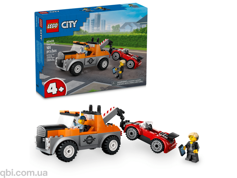 LEGO City Эвакуатор и ремонт спортивных авто (60435) в собранном виде