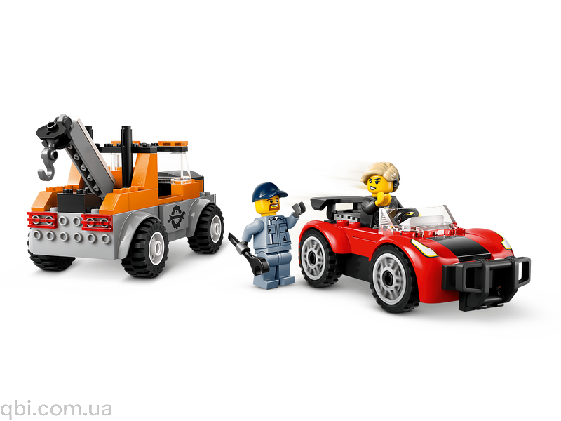 LEGO City Эвакуатор и ремонт спортивных авто (60435) в собранном виде