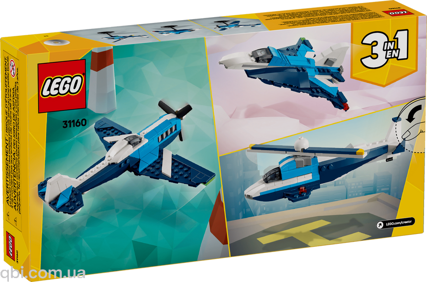 LEGO Creator Авіація: спортивний літак (31160) у зібраному вигляді