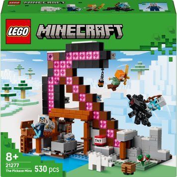 LEGO Minecraft Шахта &laquo;Кайло&raquo; (21277) у зібраному вигляді
