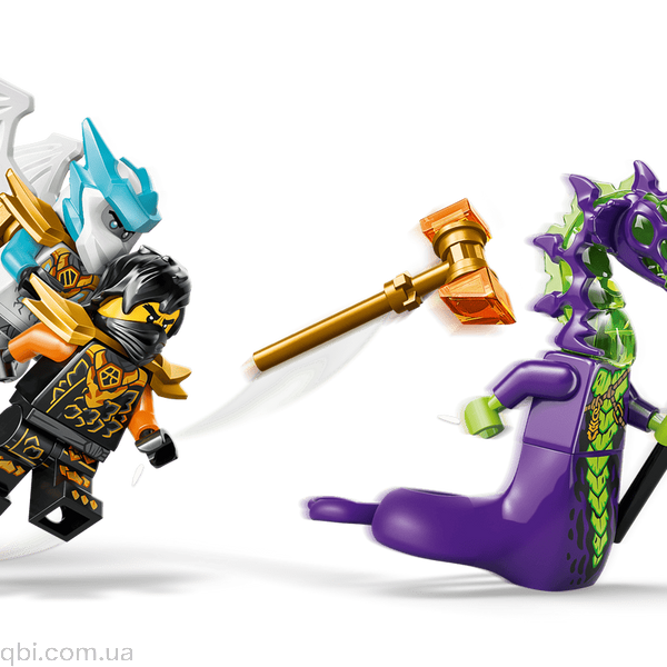 LEGO Ninjago Робот Коула для миссии и Дракон Зейн (71854) в собранном виде