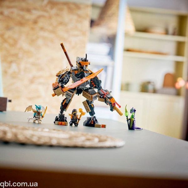 LEGO Ninjago Робот Коула для миссии и Дракон Зейн (71854) в собранном виде
