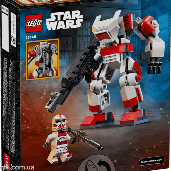 LEGO Star Wars Робот ударного клону-солдата (75448) у зібраному вигляді