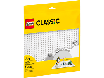 LEGO Classic Базова пластина білого кольору (11026) у зібраному вигляді