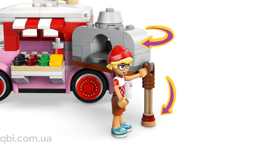 LEGO Friends Грузовик с пиццей (42694) в собранном виде
