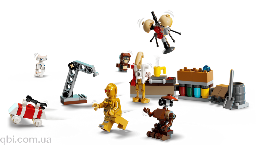 LEGO Star Wars Адвент-календарь 2025 &mdash; &laquo;Звёздные войны&raquo; (75418) в собранном виде