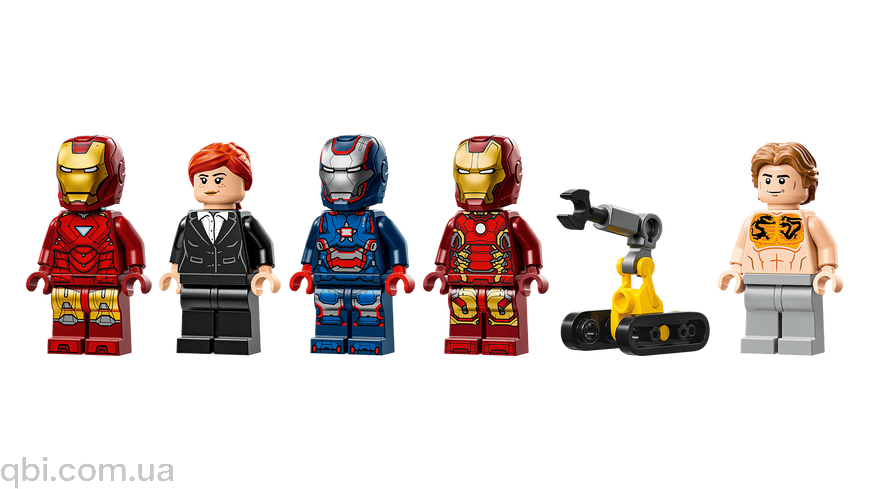 LEGO Super Heroes Marvel Лабораторія Залізної Людини: зал обладунків (76315) у зібраному вигляді