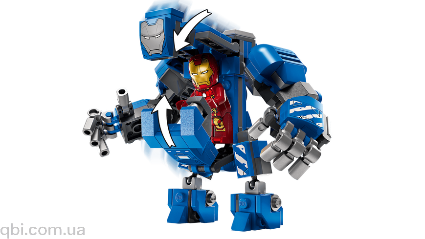 LEGO Super Heroes Marvel Лабораторія Залізної Людини: зал обладунків (76315) у зібраному вигляді