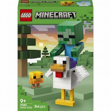 LEGO Minecraft Курячий жокей (21582) у зібраному вигляді