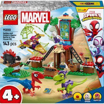 LEGO Super Heroes Marvel Битва Павука та раптора Гоббі у штаб-будинку на дереві (11200) у зібраному вигляді