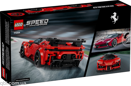 LEGO Speed Champions Спортивный автомобиль Ferrari SF90 XX Stradale (77254) в собранном виде