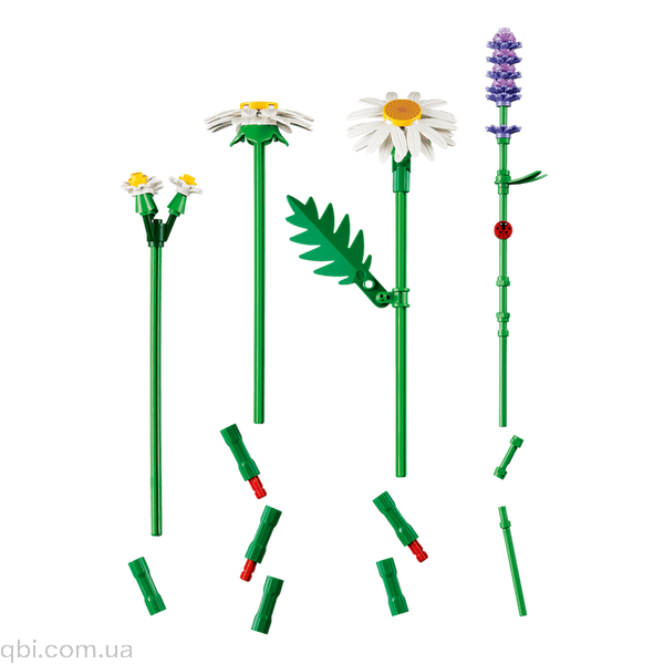 LEGO Botanicals Букет ромашек (11508) в собранном виде