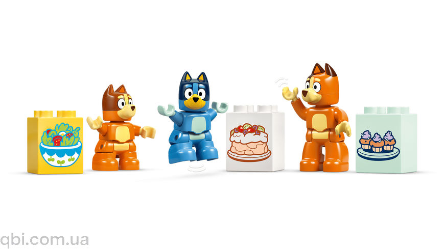 LEGO DUPLO Bluey Родинний дім Блуї із грою на запамʼятовування (10459) у зібраному вигляді