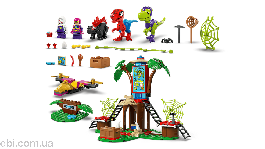 LEGO Super Heroes Marvel Битва Павука та раптора Гоббі у штаб-будинку на дереві (11200) у зібраному вигляді