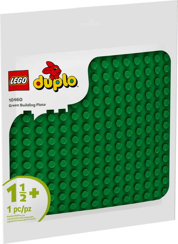 LEGO DUPLO Зелена будівельна пластина (10460) у зібраному вигляді
