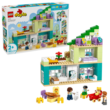 LEGO DUPLO 3-в-1 Сучасний родинний будинок із фігурками (10470) у зібраному вигляді