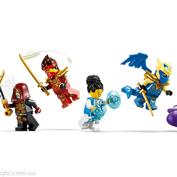 LEGO Ninjago Автомобільна битва ніндзя біля будинку на дереві (71857) у зібраному вигляді