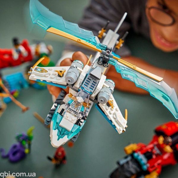 LEGO Ninjago Автомобільна битва ніндзя біля будинку на дереві (71857) у зібраному вигляді