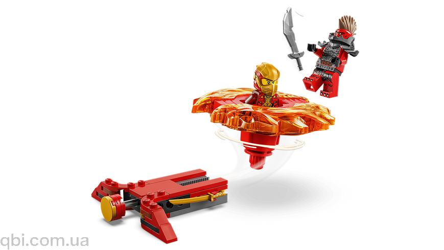 LEGO NINJAGO Дракон Кая Спін-джитсу (71823) у зібраному вигляді